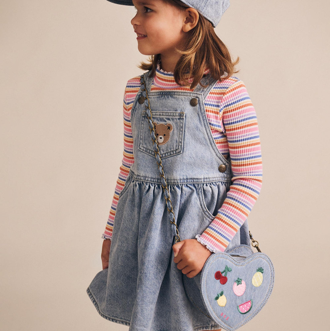 Dreamy Denim Pinafore Dress