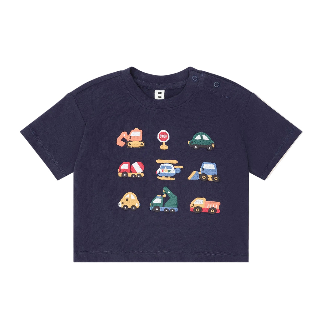 Navy Construction Tee