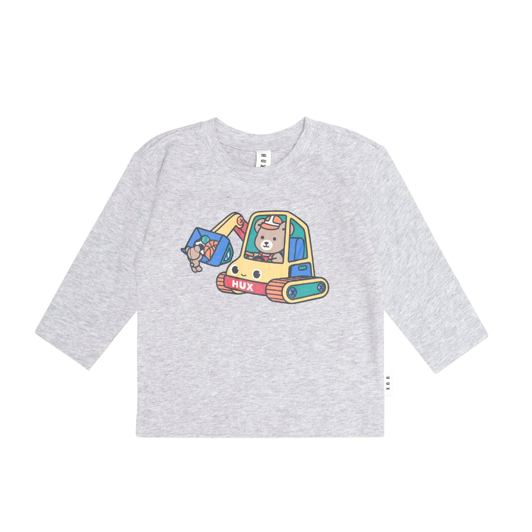 Grey Marble Excavator Hux Top