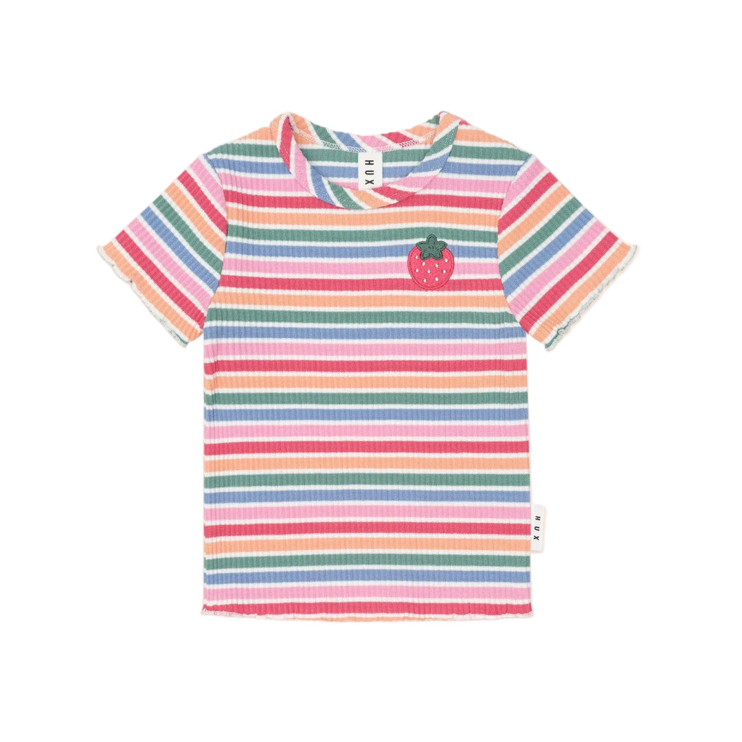Tutti Frutti Stripe Rib Tee