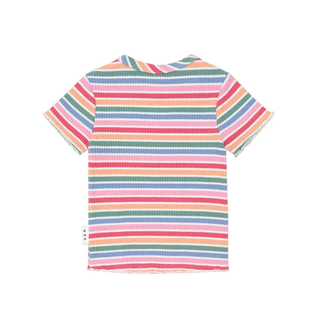 Tutti Frutti Stripe Rib Tee