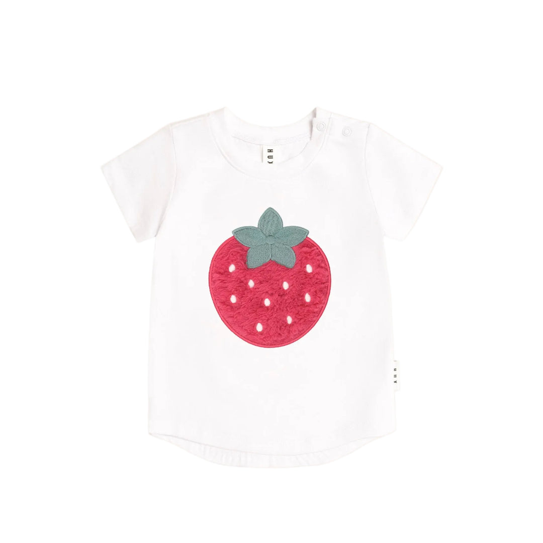 White Very Strawberry Tee