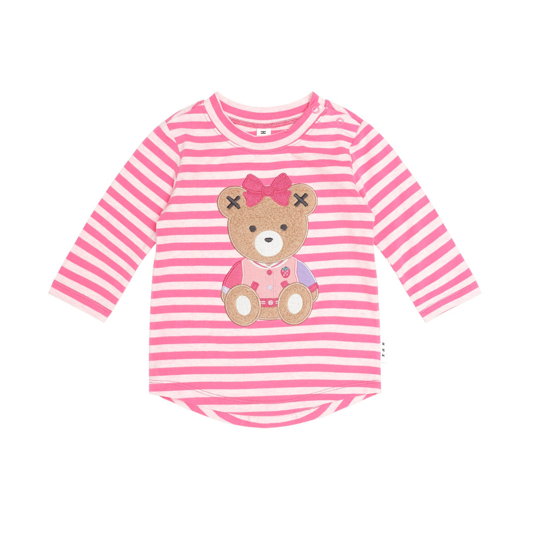 Dusty Berry/ Pink Marble Berry Stripe Sitting Huxette Top