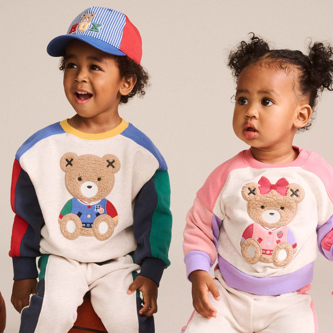 Multi Color Block Sitting Hux Sweatshirt