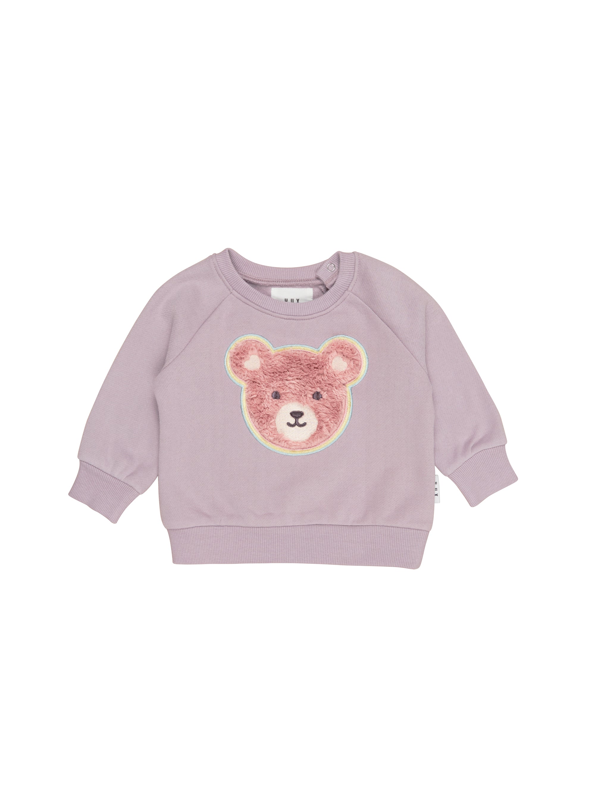 Lilac Rainbow Fur Bear Sweatshirt