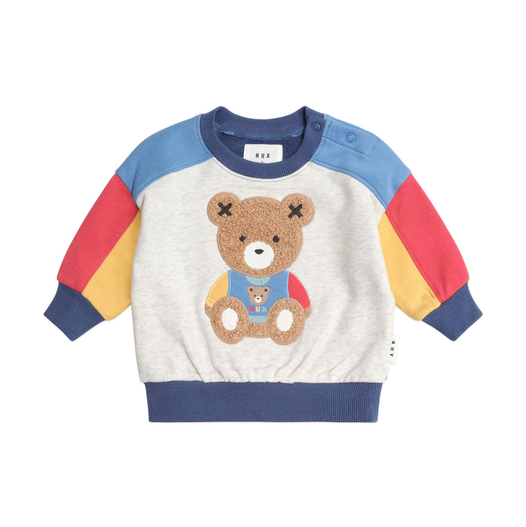 Varsity Huxbear Spliced Sweatshirt