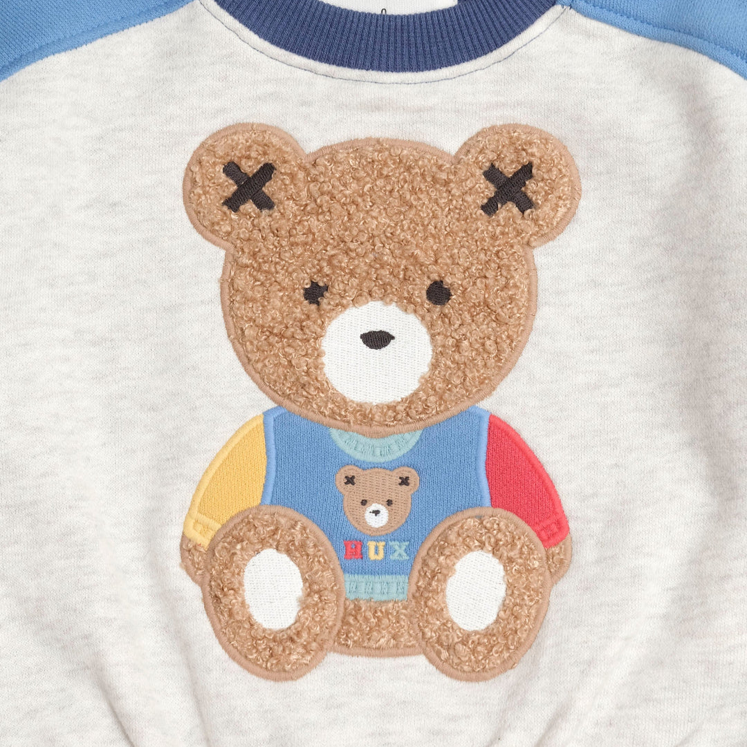 Varsity Huxbear Spliced Sweatshirt