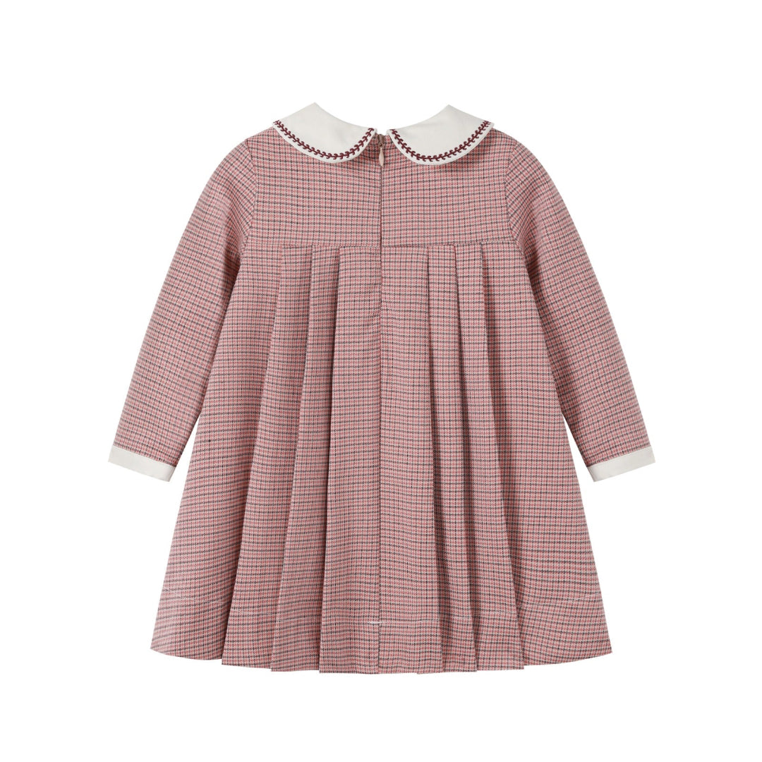 Houndstooth Pink Dress