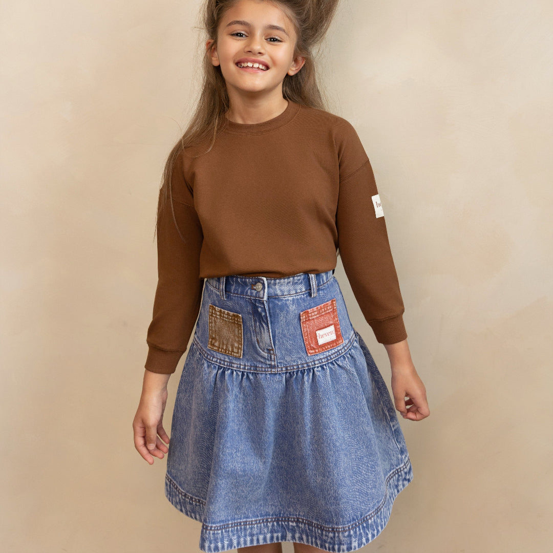 Denim Pocket Skirt