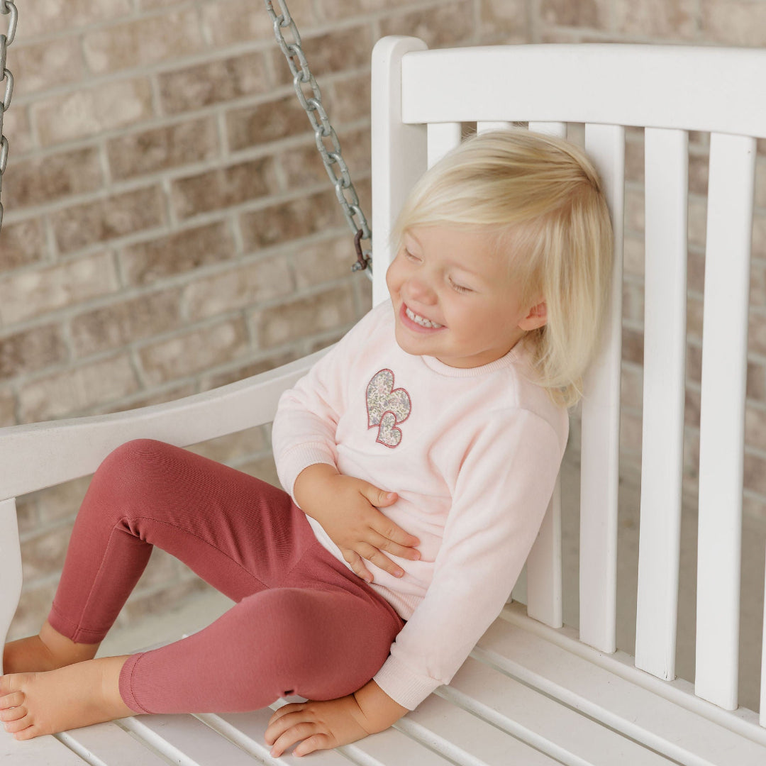 Pink Embroidered Liberty / Berry Collection 2 Piece Set