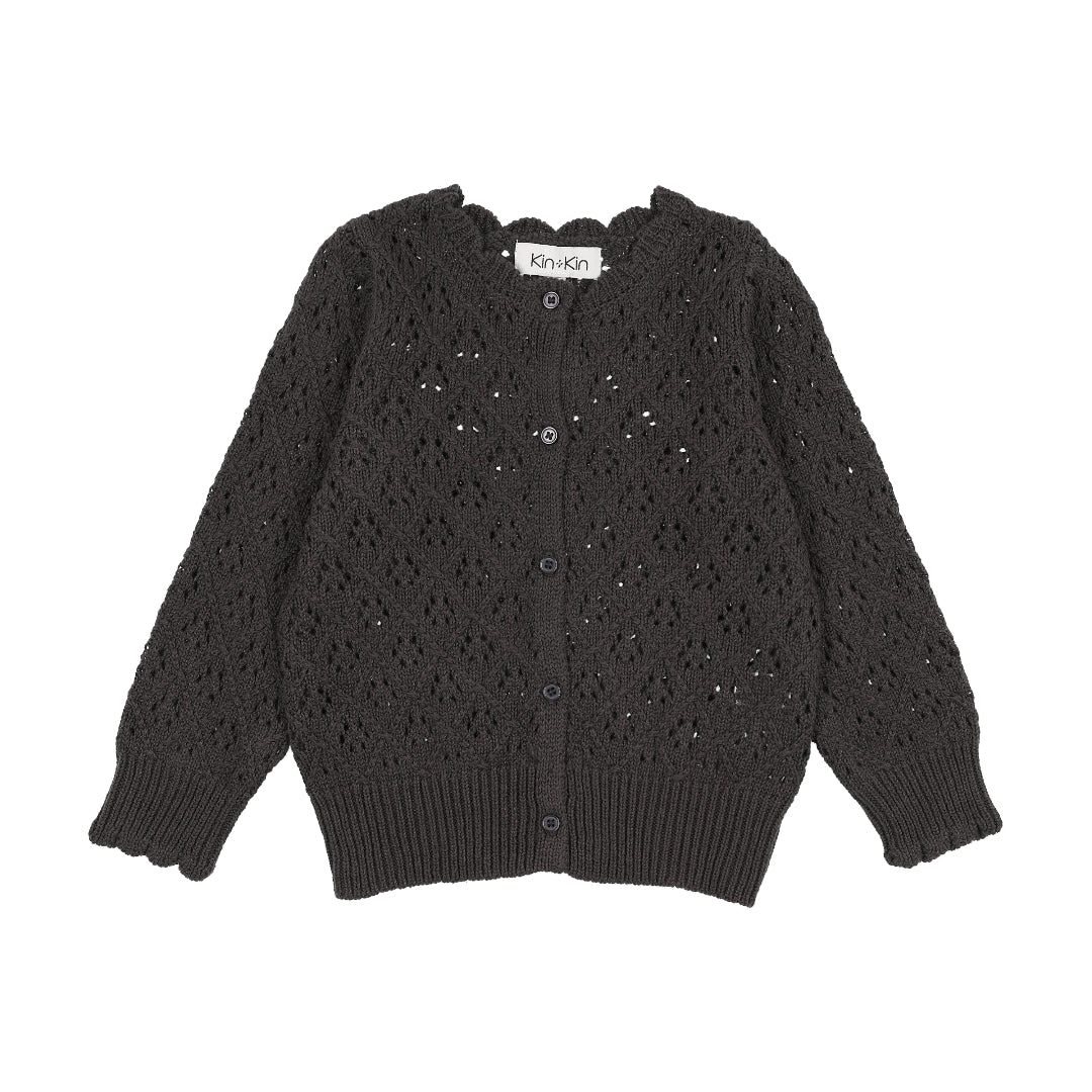 Grey Knit Cardigan