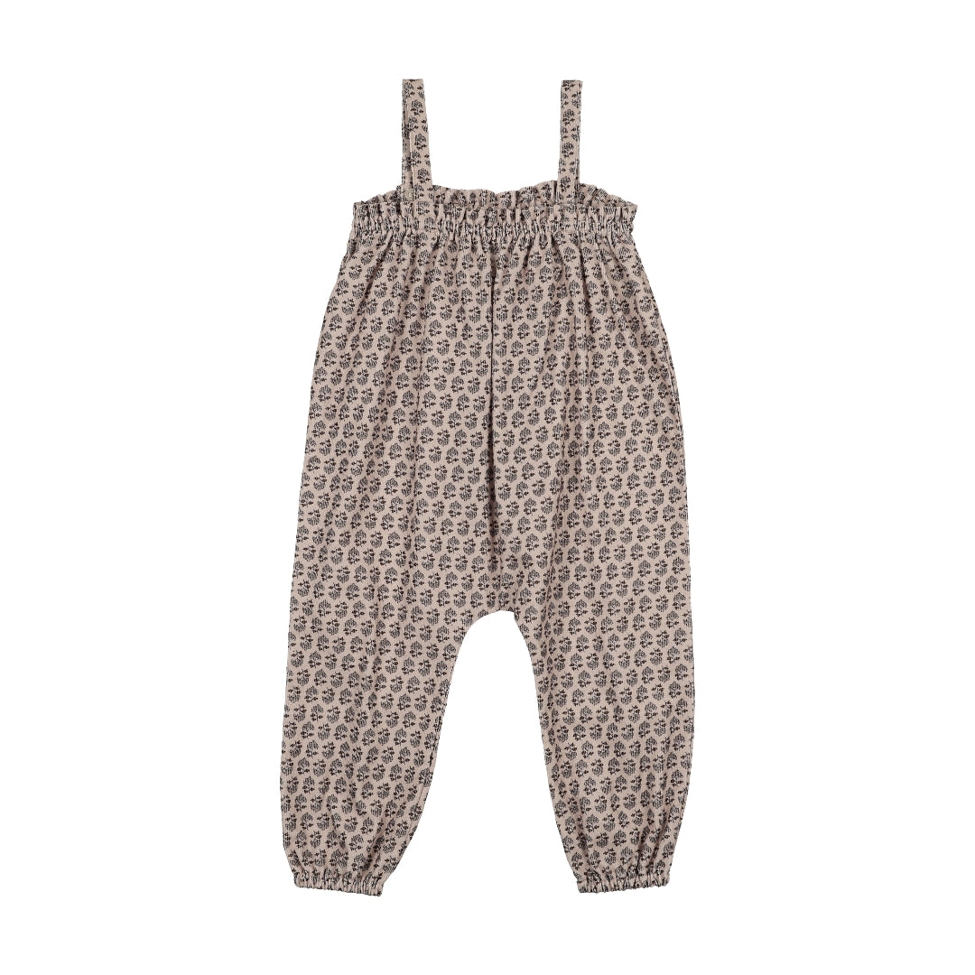 Leaf Print Printed Overall