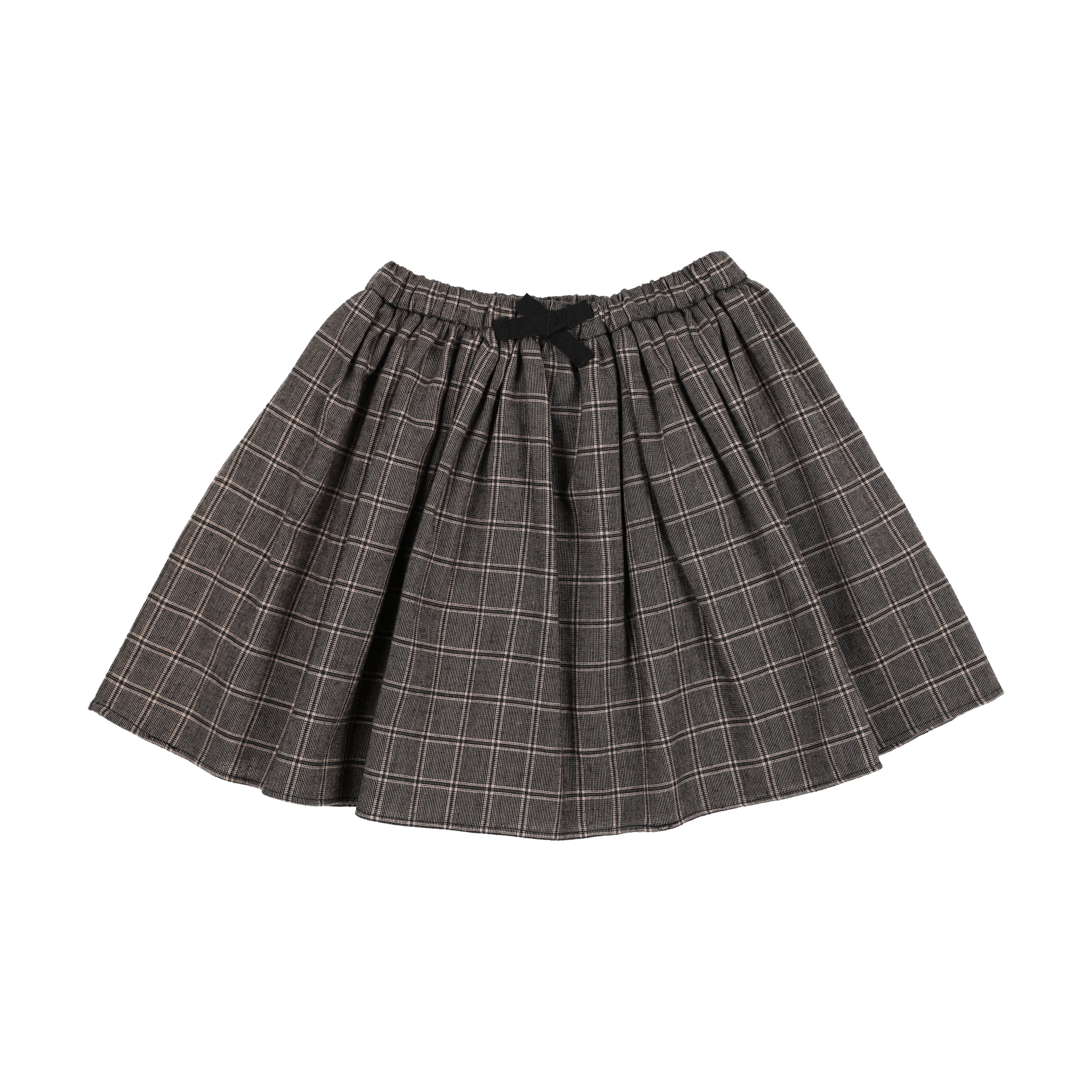 Plaid Girls Gathered Skirt