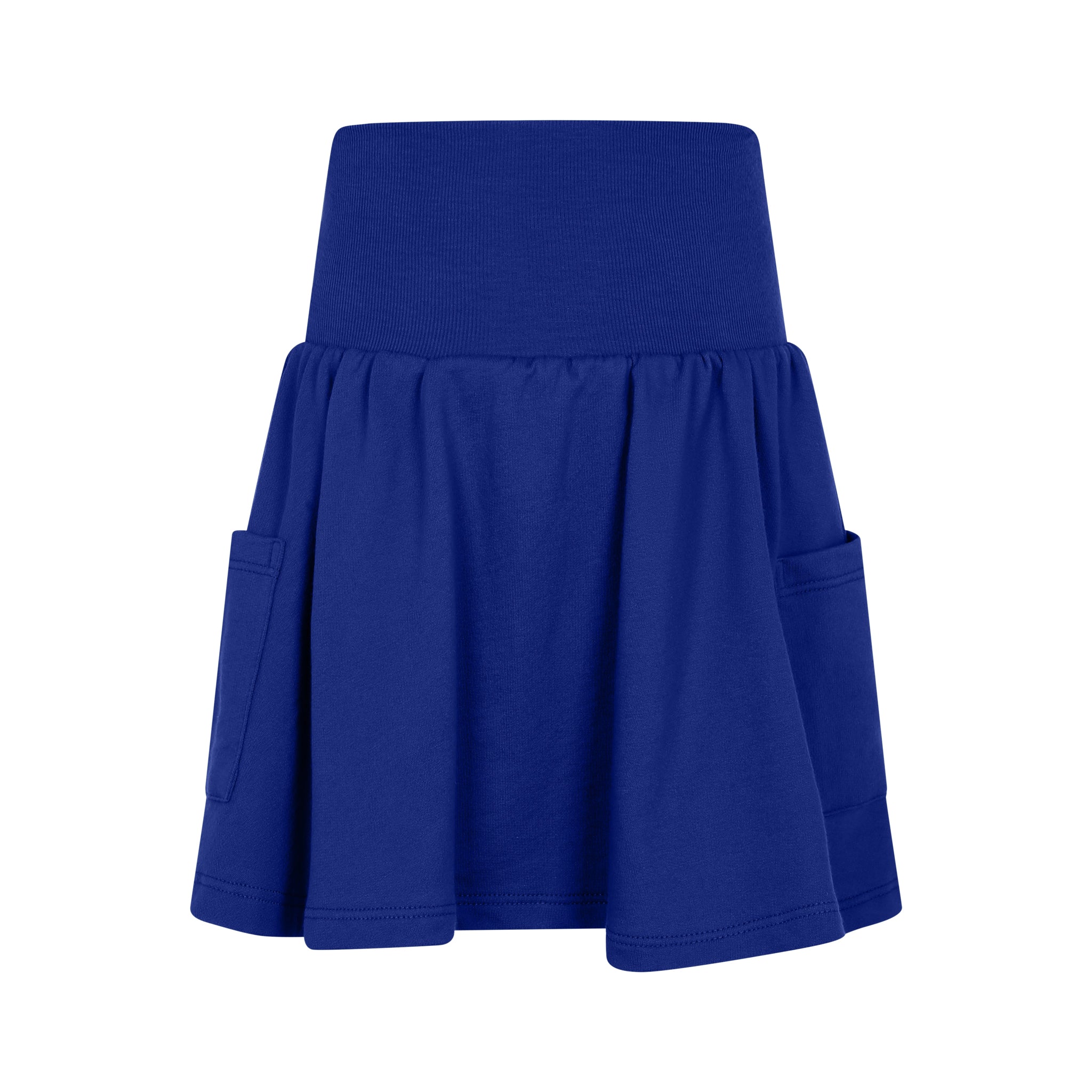 Royal Blue Short Tiered Skirt
