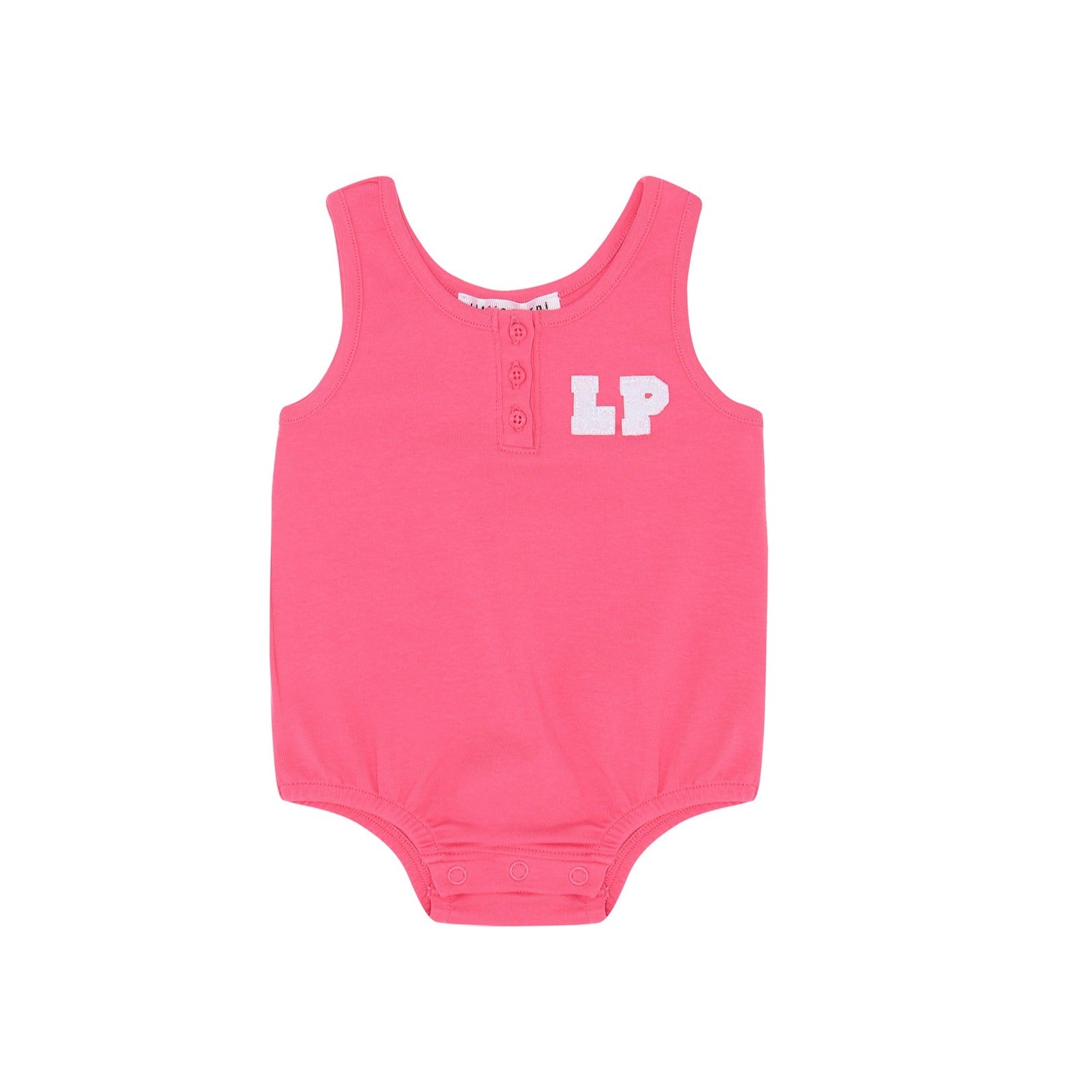 Hot Pink Baby Bubble Romper