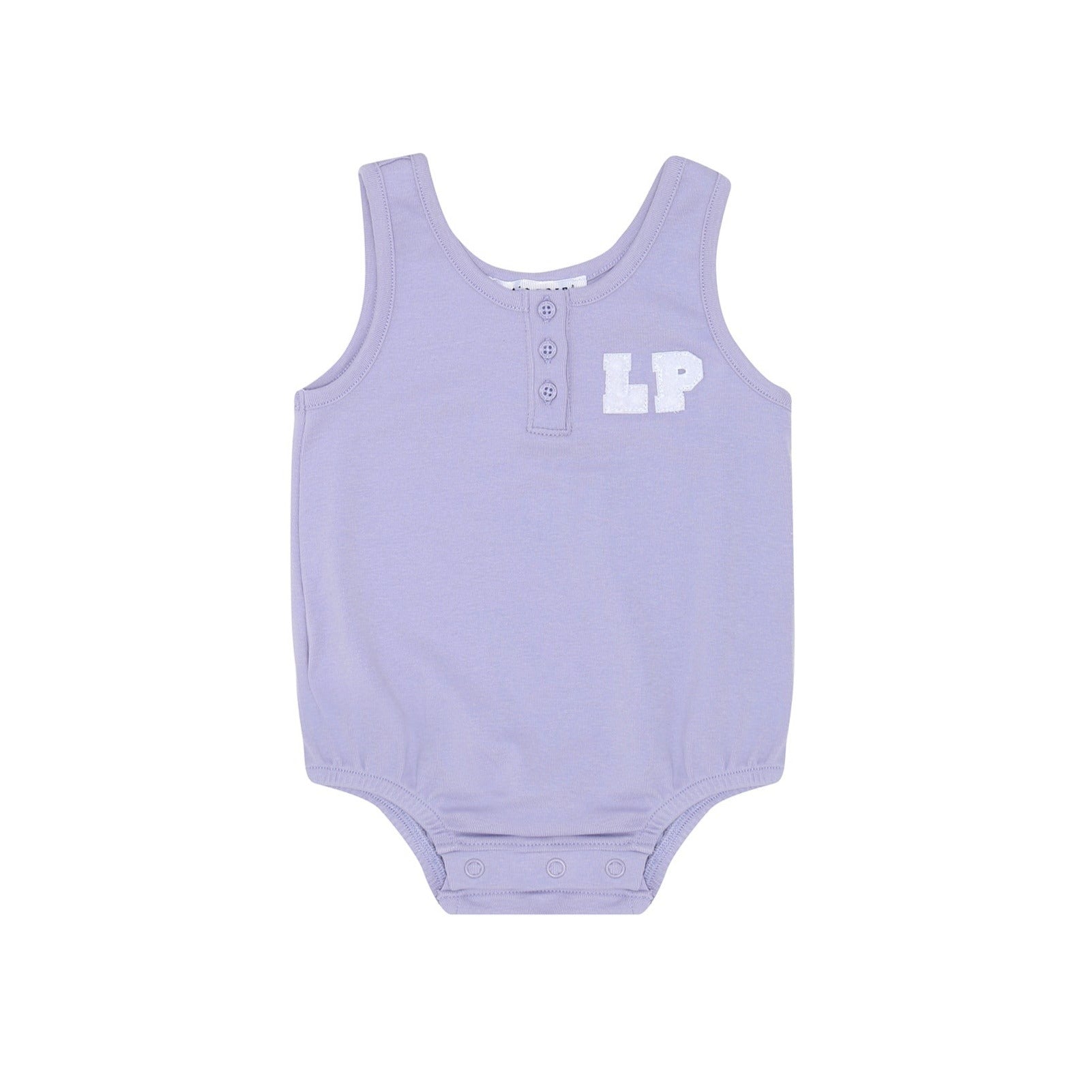 Lavender Baby Bubble Romper