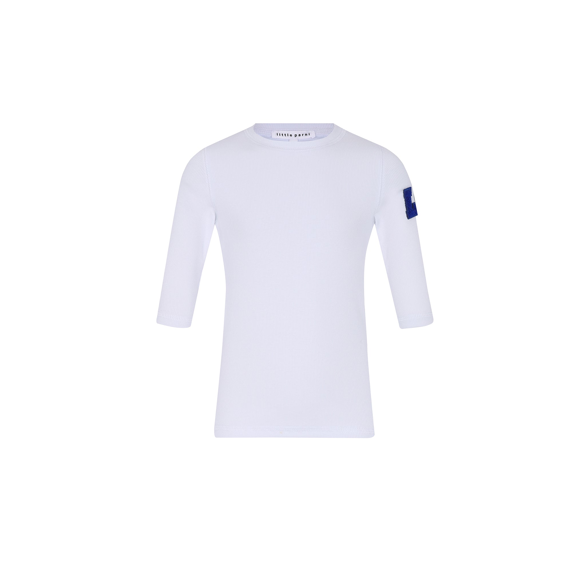 White/Royal Blue Logo Shirt