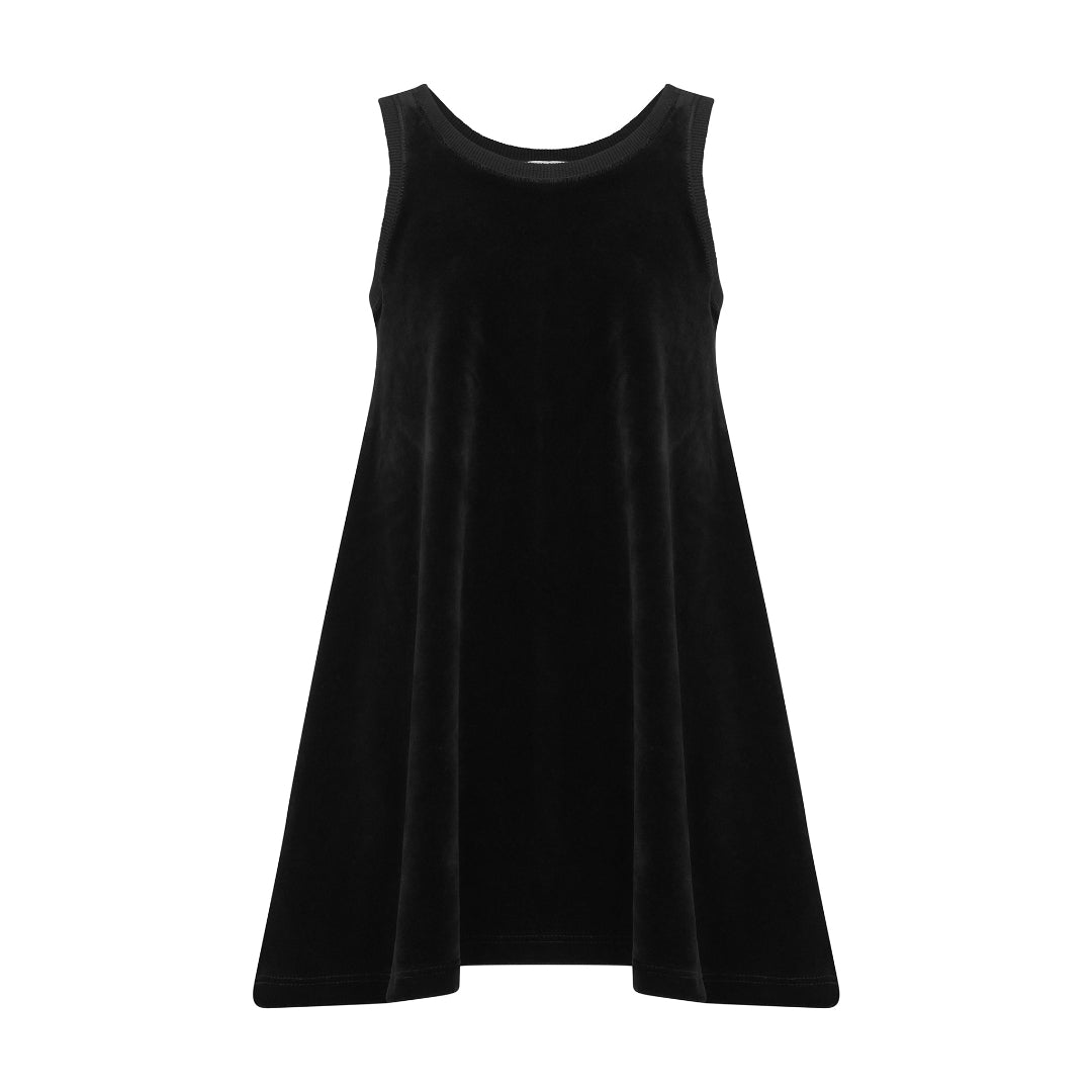 Black Velour Short Jumper
