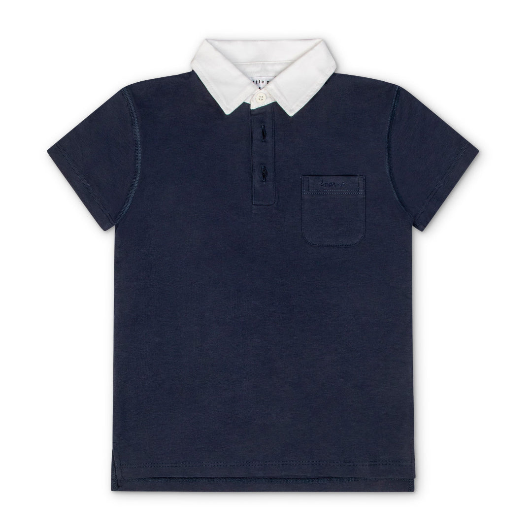 Navy Blue Vintage Polo