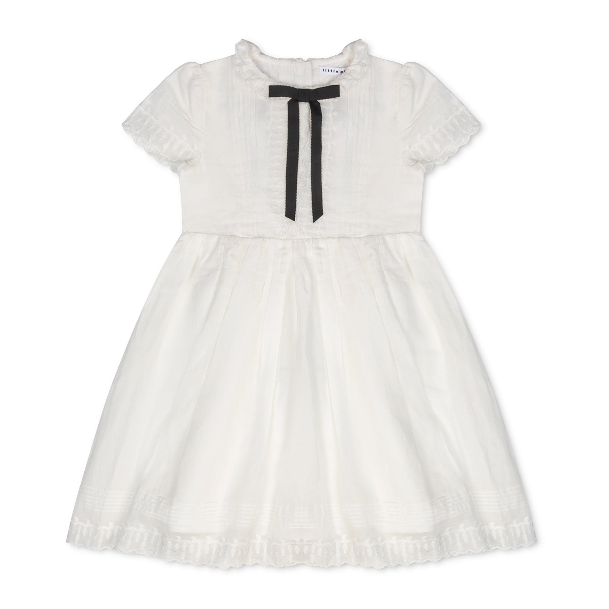 White Heirloom Short Sleeve Dress