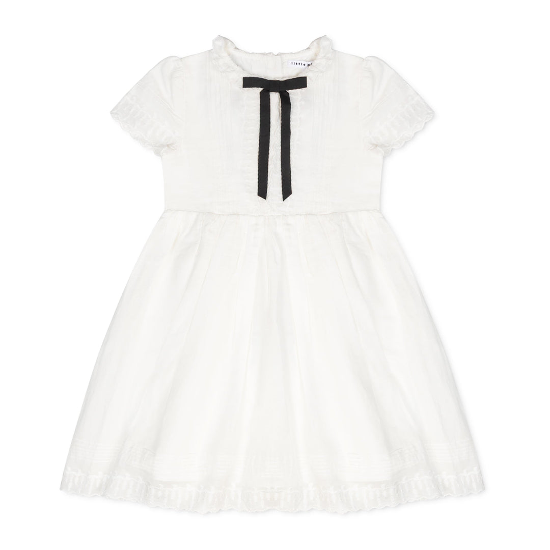 White Heirloom Short Sleeve Dress
