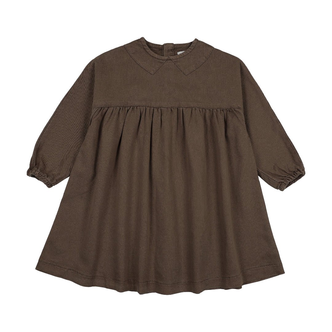 Chestnut Peter Pan Collar Dress