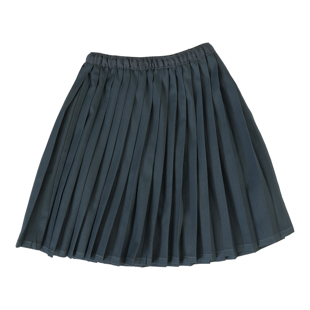 Slate Knife Pleated Skirt
