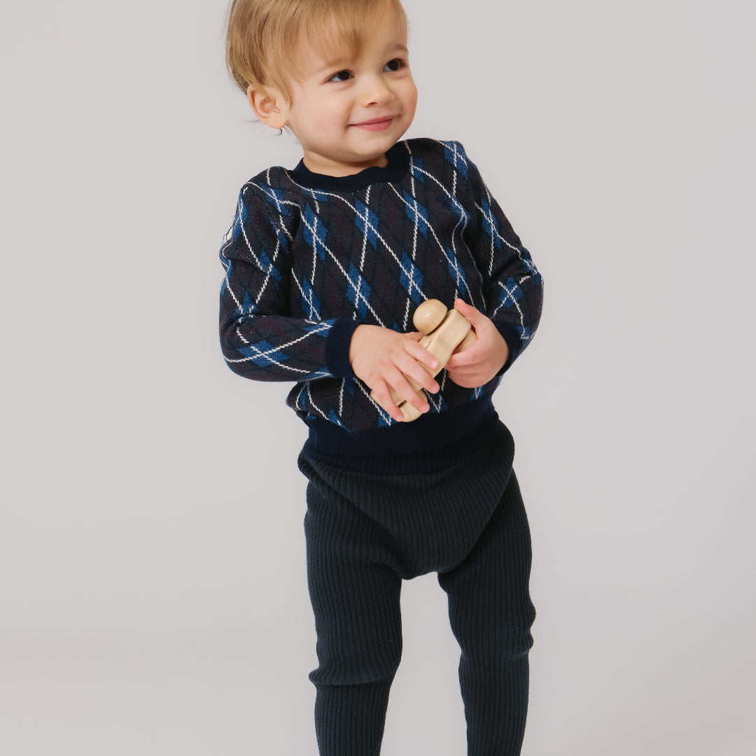 Jared Argyle Knit Set