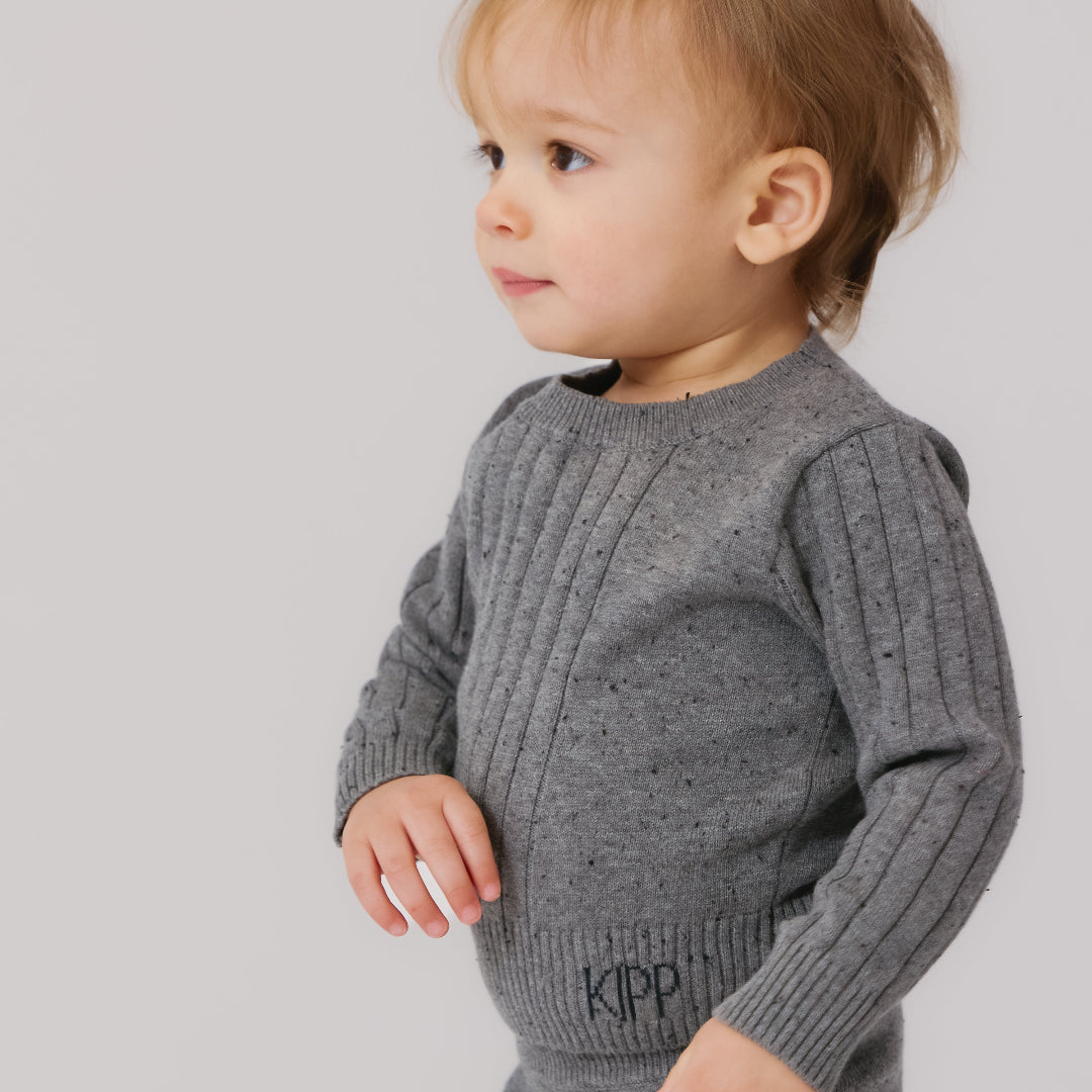 Grey Vince Knit Set
