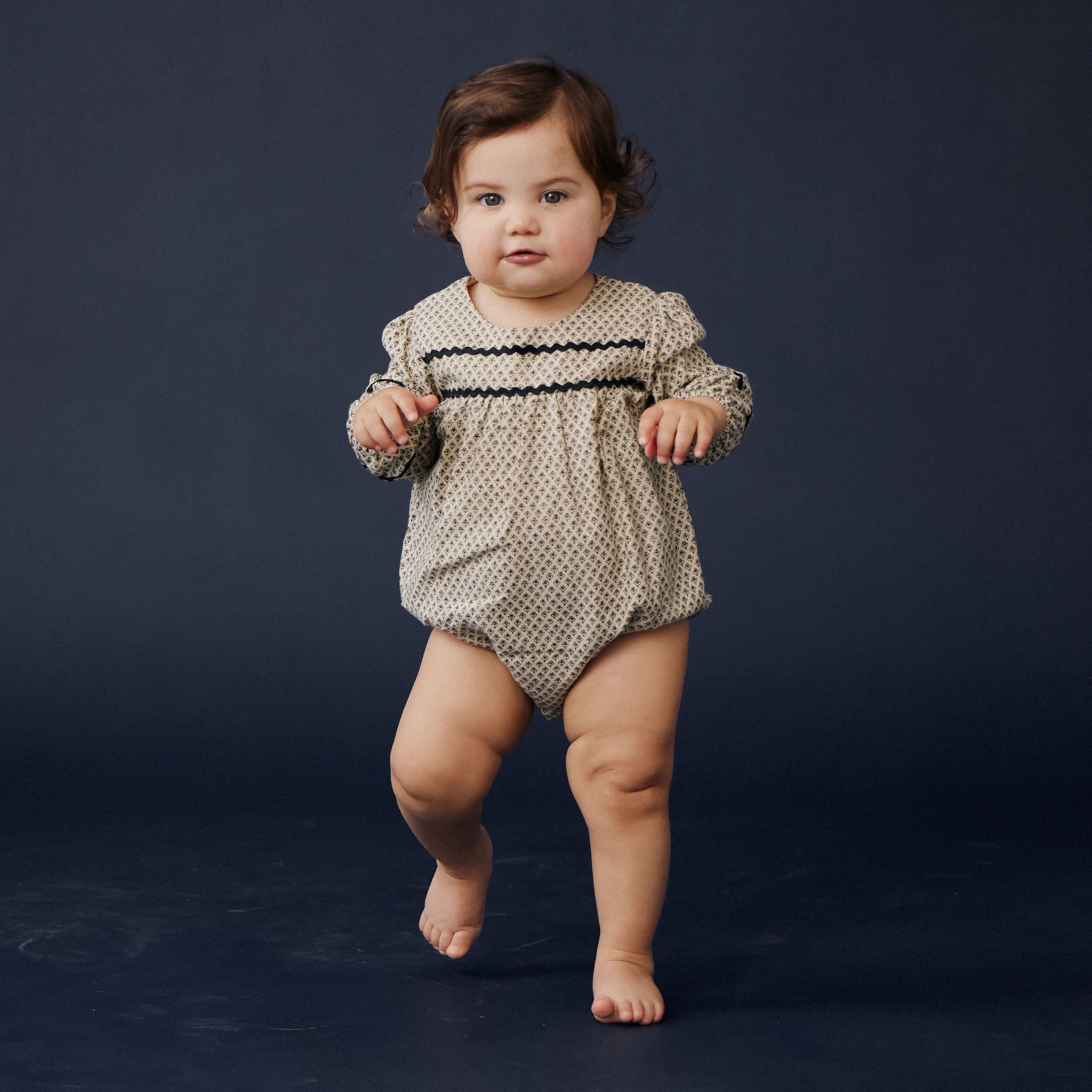 Natural Trim Bud Romper