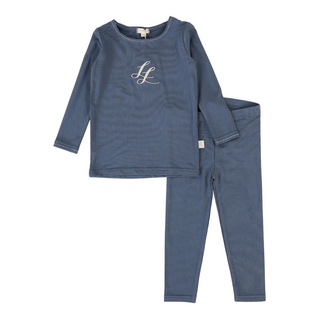 Off Blue  Emblem Lounge set