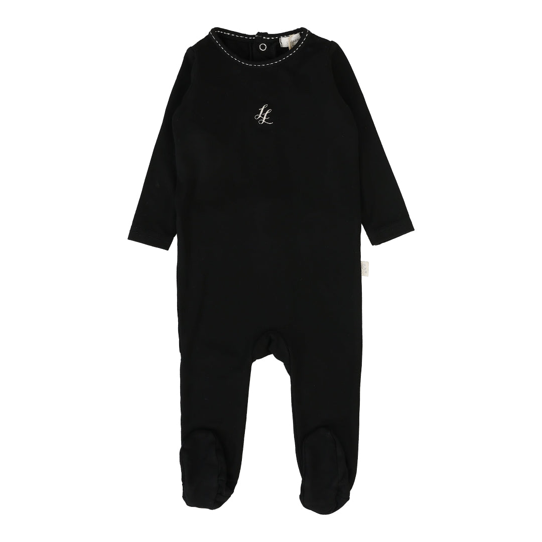 Black Emblem Footie