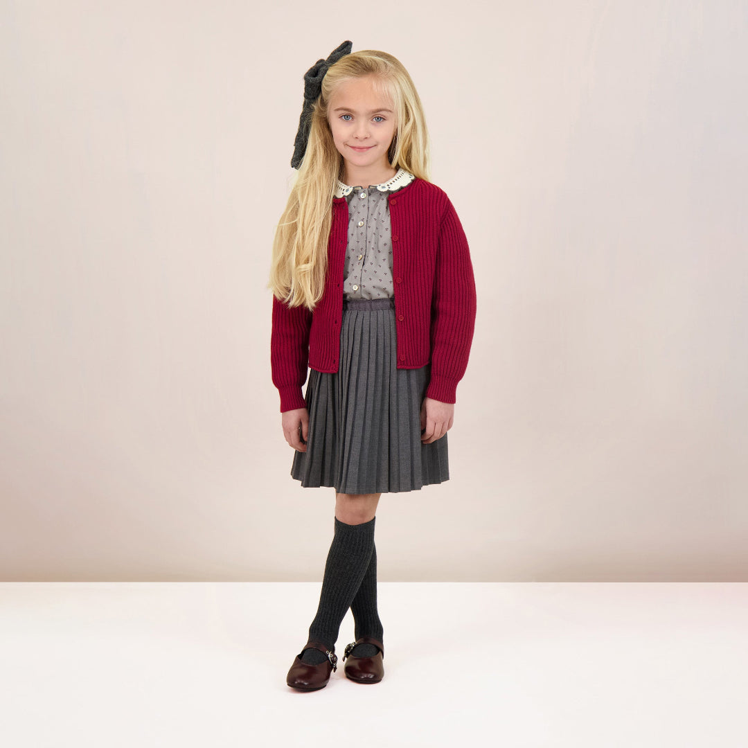 Pale Grey Primrose Blouse