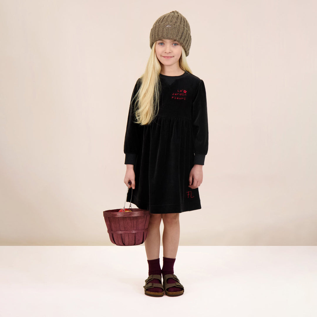 Black Velour Dress