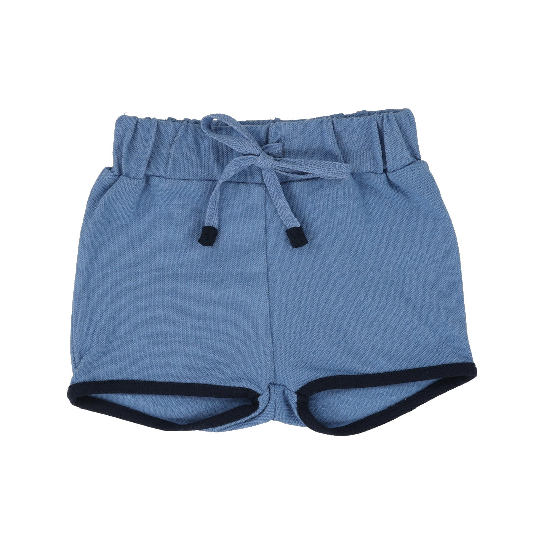 Light Blue Pique Shorts