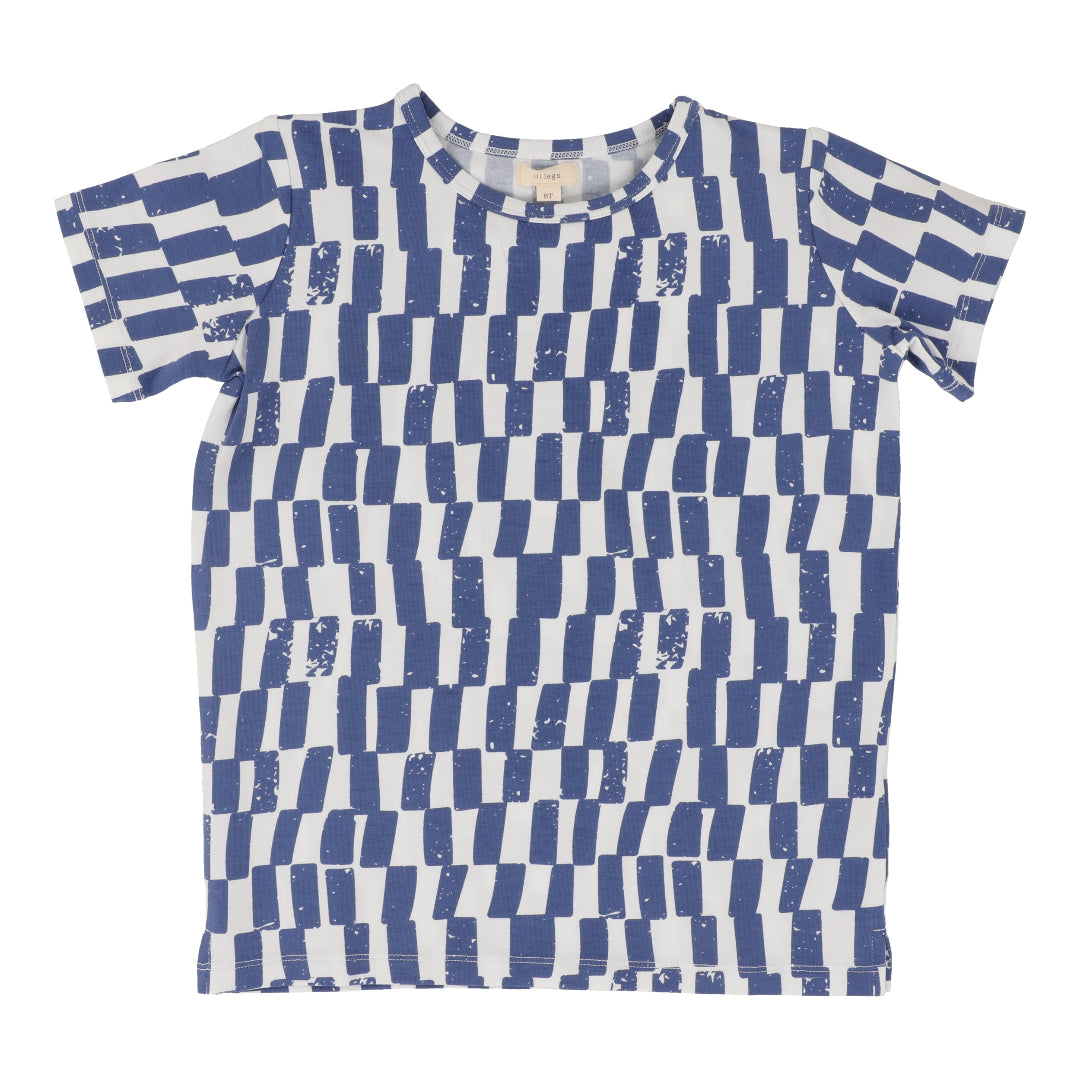 Checked Boys Tee