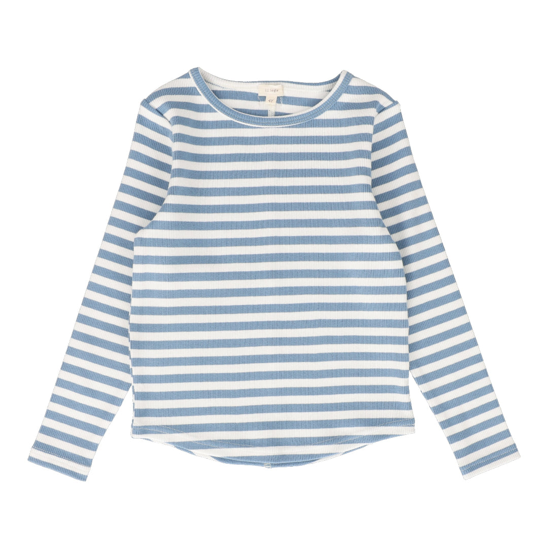 Striped Girls Long Sleeve Tee