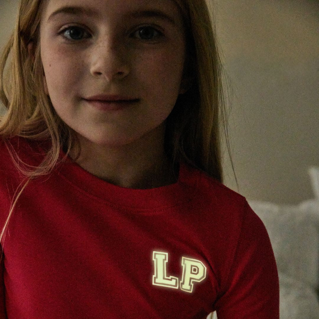 Hot Pink LP Glow in the Dark Pajamas