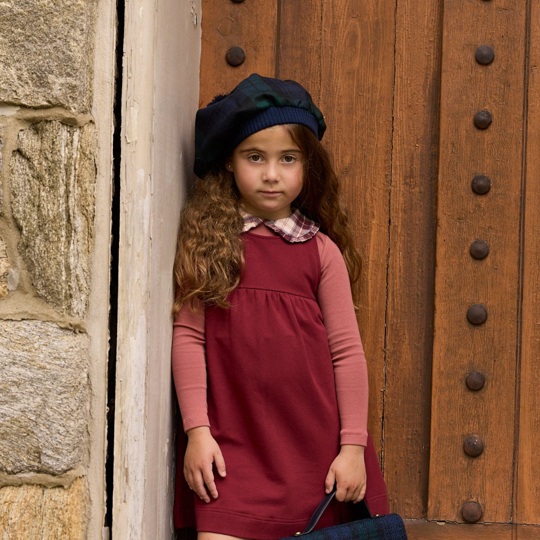 Pink French Terry Scottish Collection Jumper + T-Shirt Set