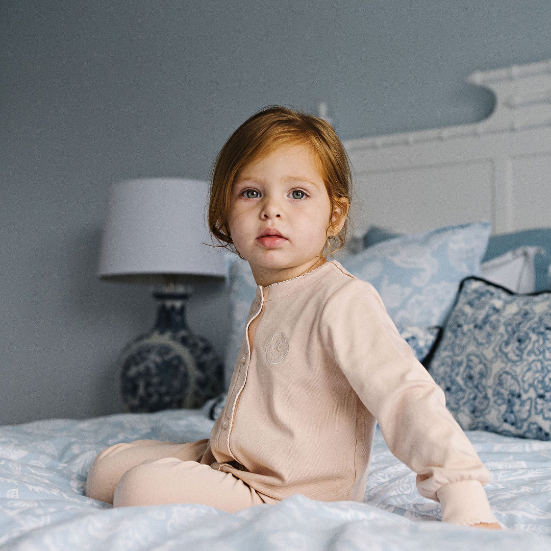 Dusty Pink Girls Shabbos Lounge Set