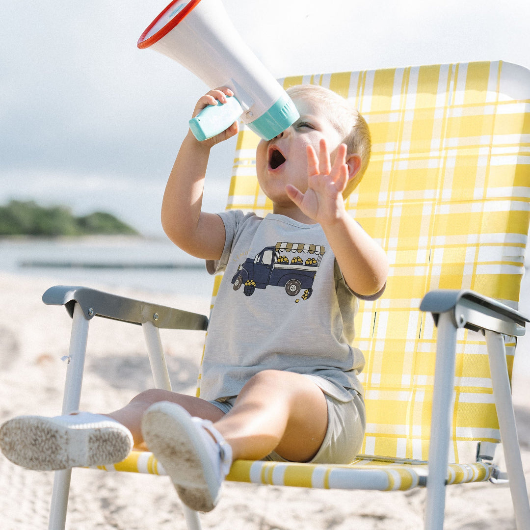 Pale Blue Lemon Toddler Set Boys