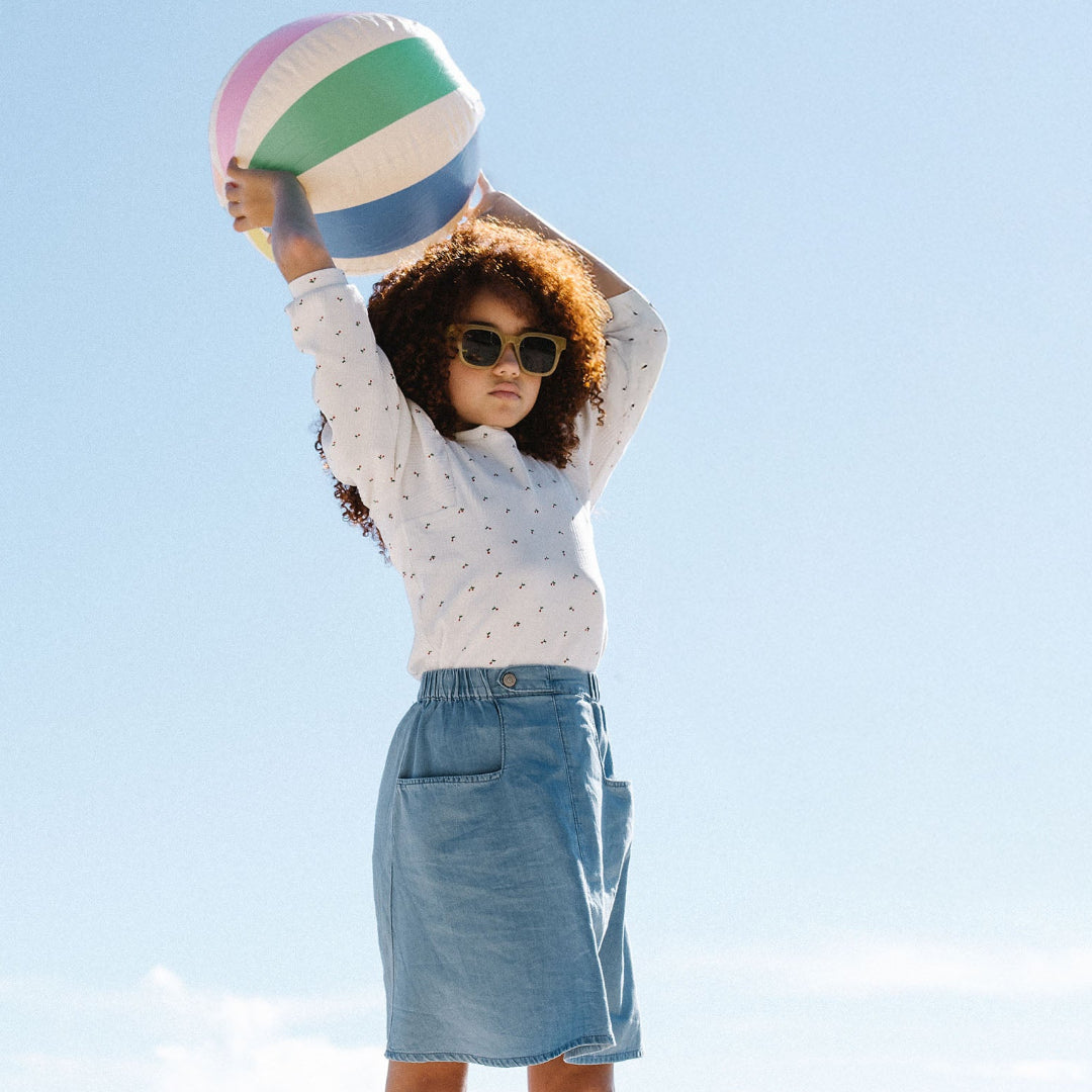 White Denim Capsule Tee 3/4