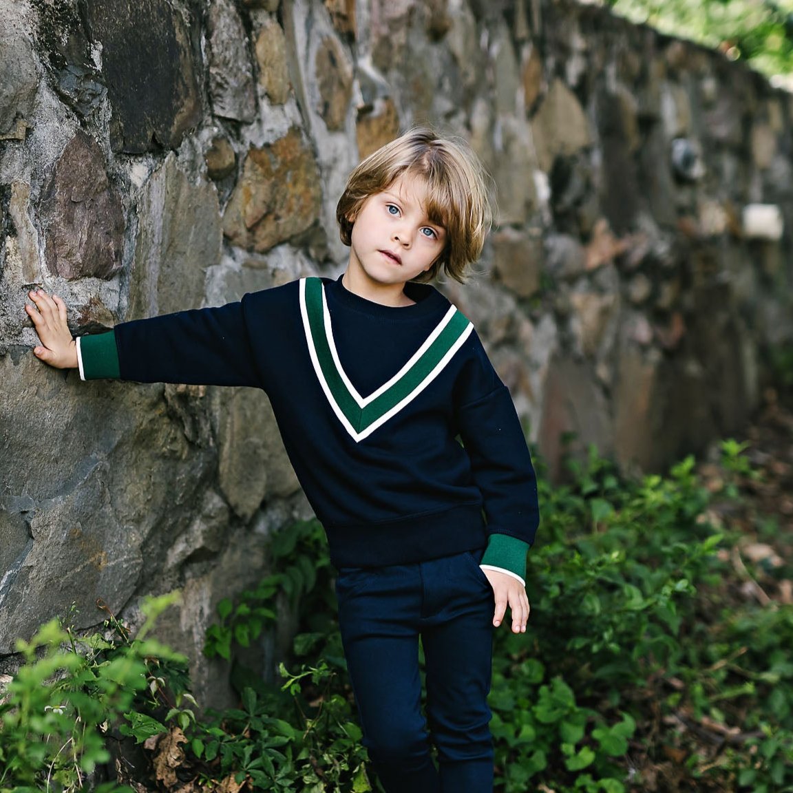 Navy Boys Varsity Sweatshirt