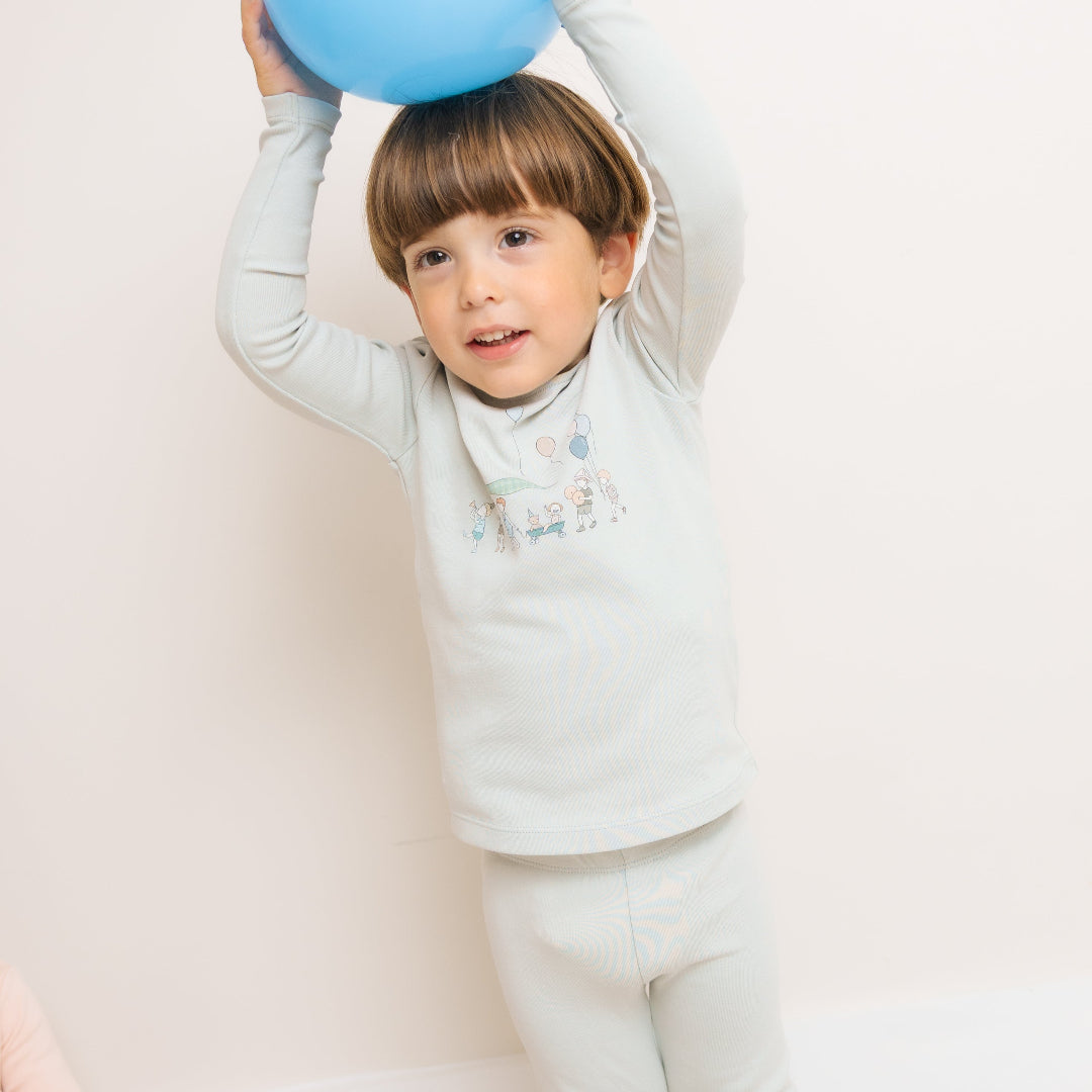 Blue Mist Little Tot Parade Loungewear