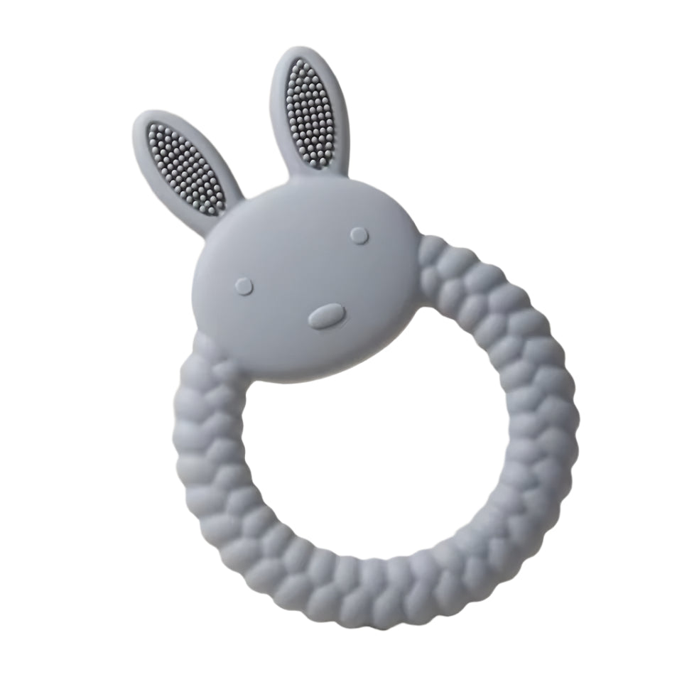Steel Blue Bunny Teether