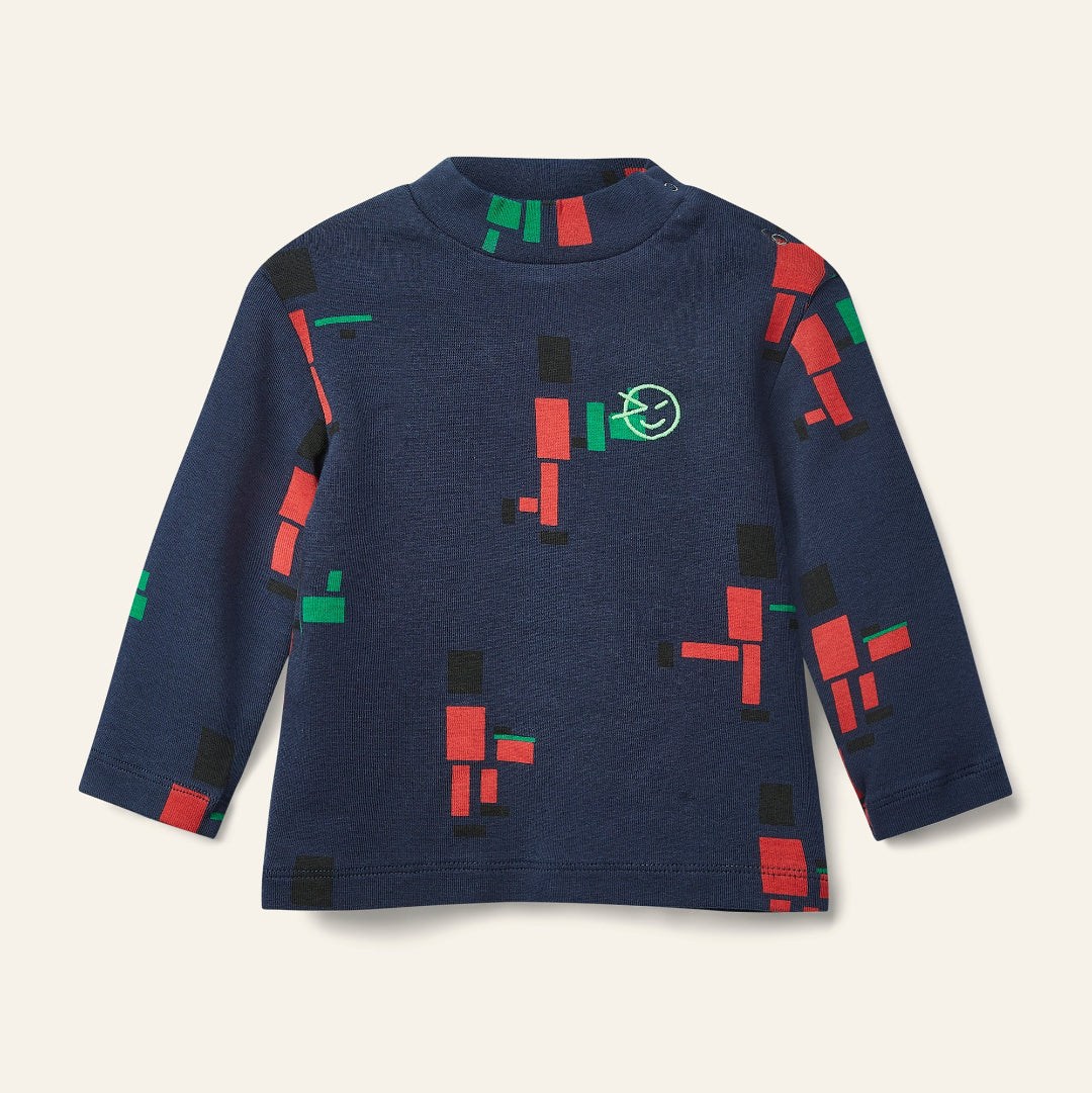 Navy Baby Mini Lento L/S Tee