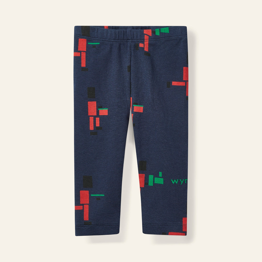 Navy Baby Leggings