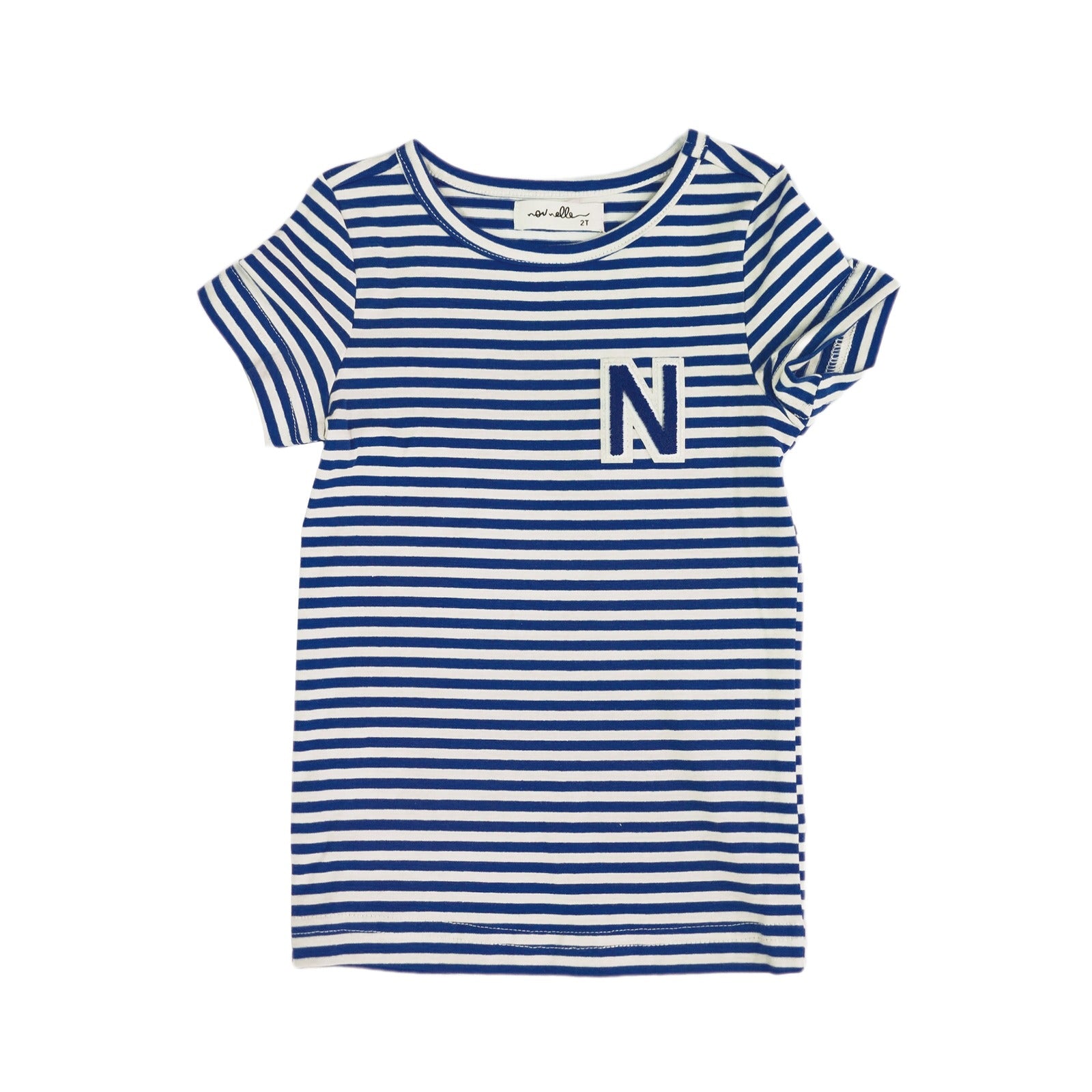 Blue N-Striped Tee