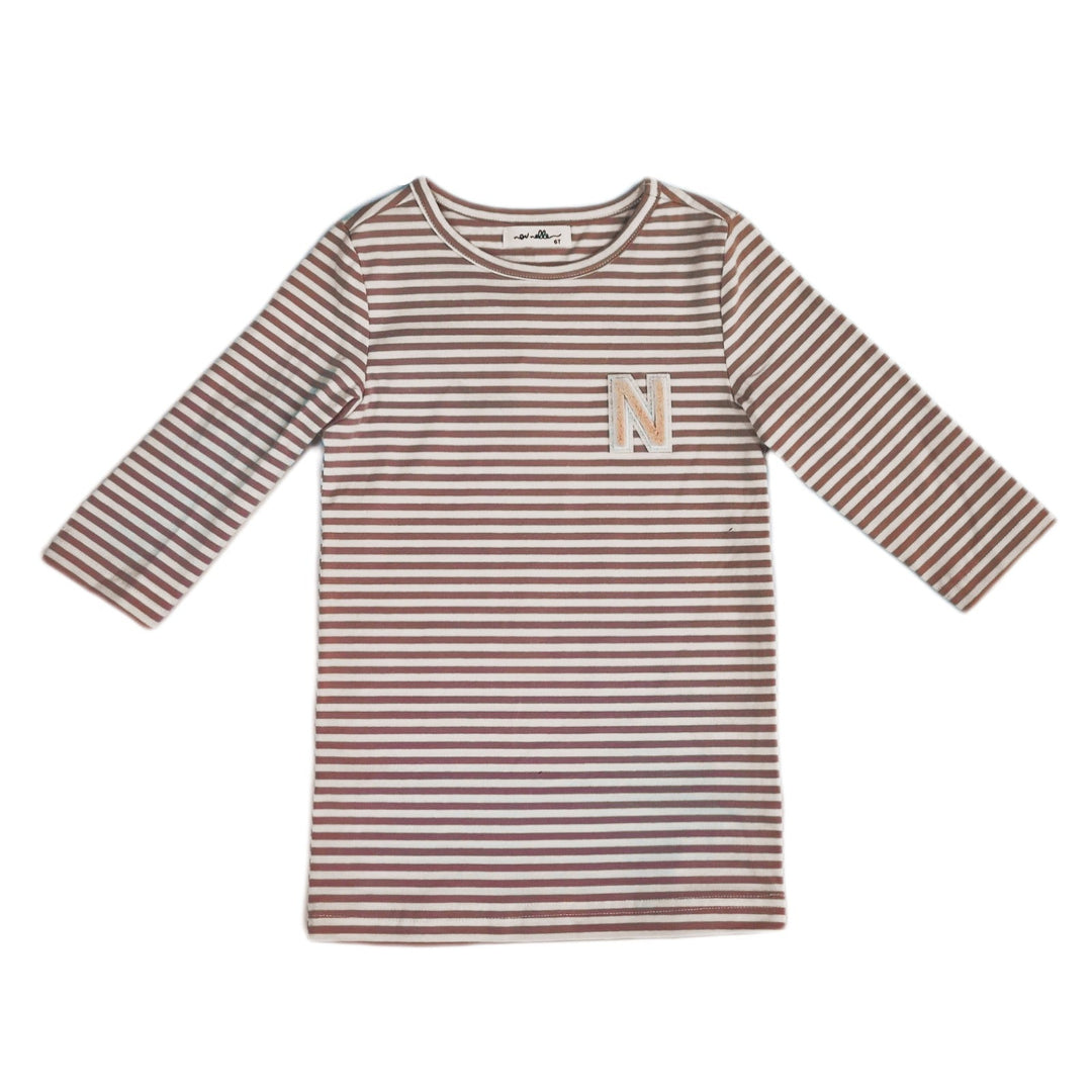 Pink N-Striped Tee