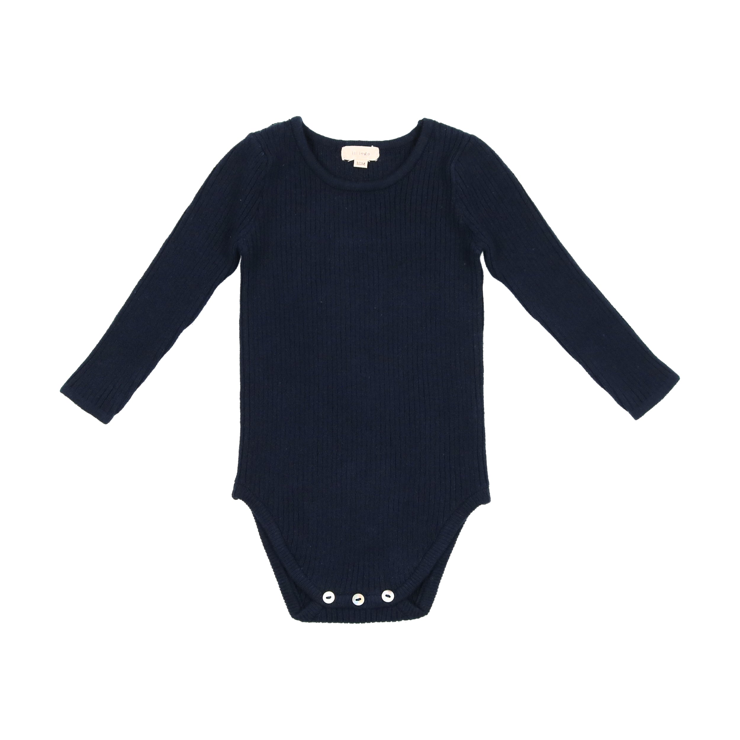 Navy Knit Crewneck Onesie